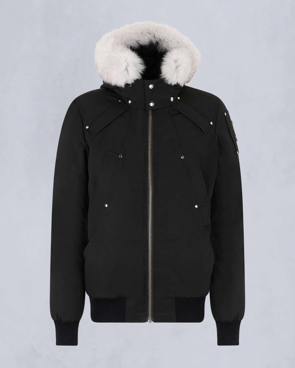 Moose Knuckles Original Ballistic Neoshear Bomber Jacket – Black