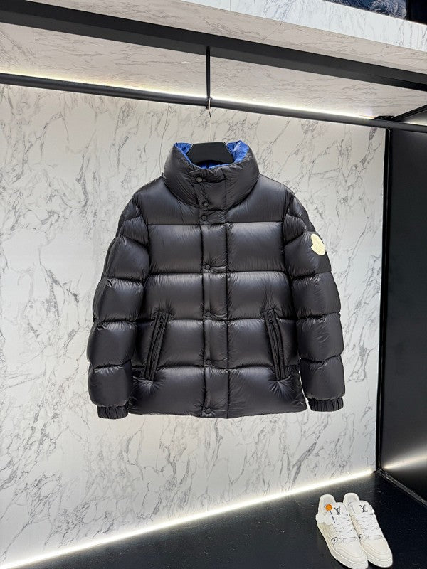 Moncler F055 Stand Collar Puffer Down Jacket – Black