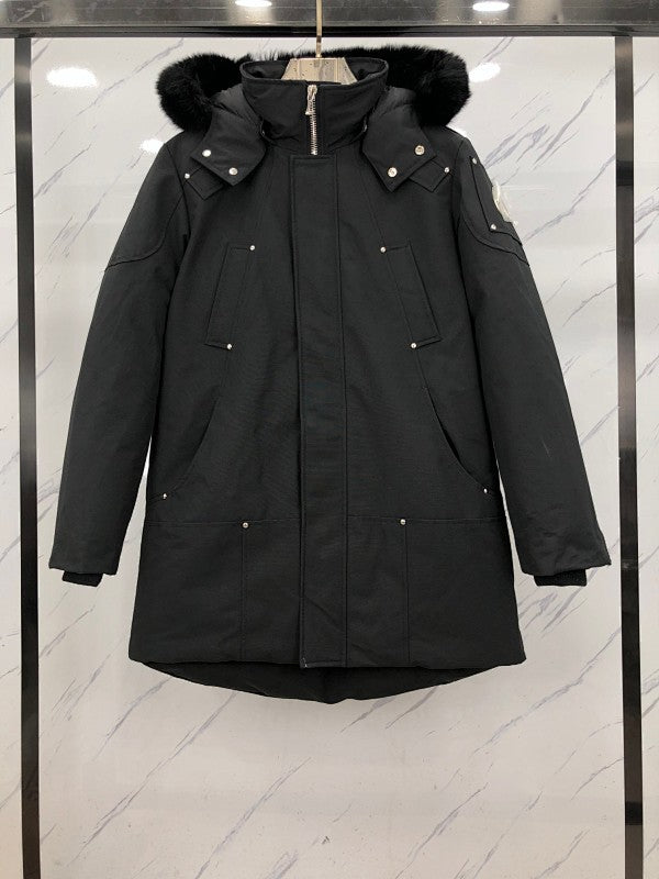 Moose Knuckles Long Down Coat — Men’s | Extended Avant-Garde Puffer