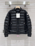 Moncler Acorus Stand Collar Lightweight Down Jacket – Black