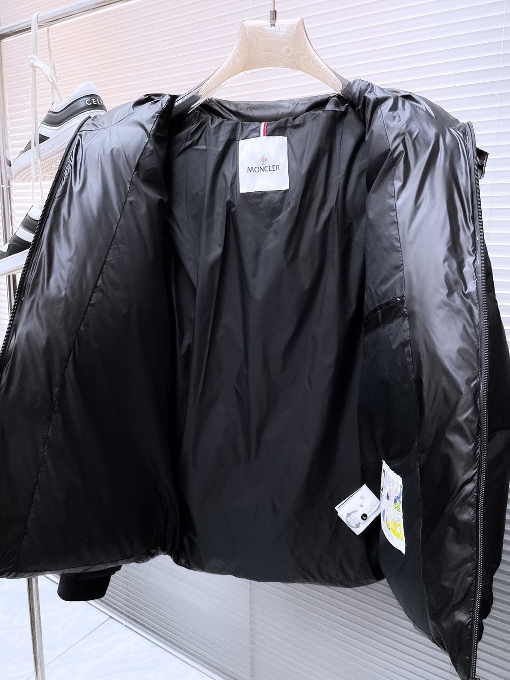 Moncler Stand-Collar Hooded Down Jacket – Black