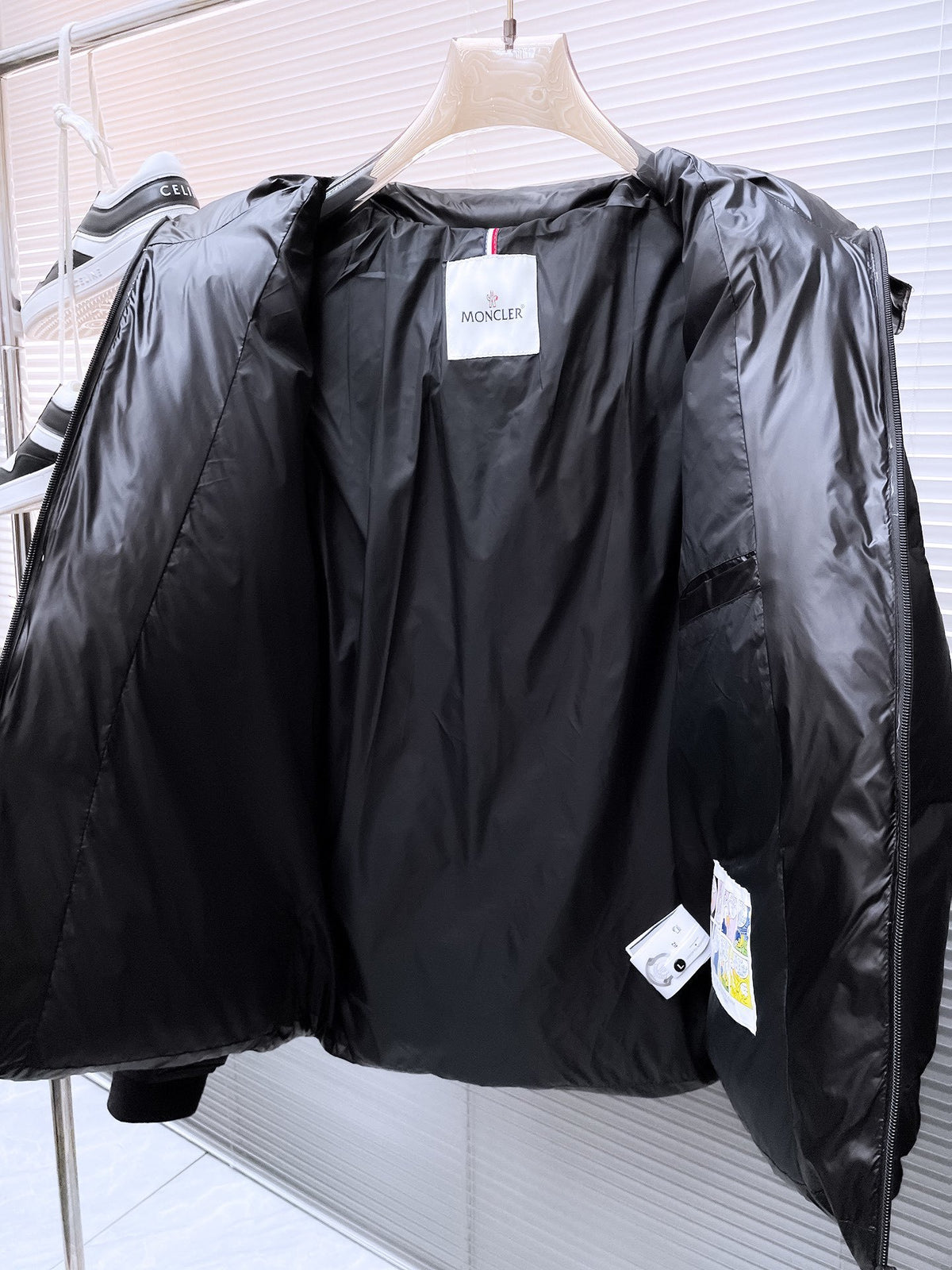 Moncler Stand-Collar Hooded Down Jacket – Black
