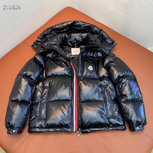 Moose Knuckles Tri-Colour Stripe Down Jacket — Unisex | Avant-Garde Puffer