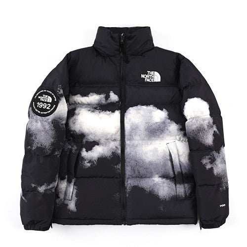 The North Face 1992 Nuptse Cloud Print Down Jacket – Black
