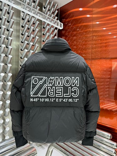 Moncler Verdons Stand-Collar Puffer Down Jacket – Black