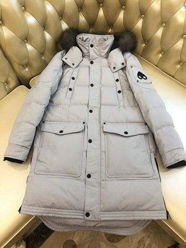 Moose Knuckles Long Down Coat No.7 — Unisex | Extended Avant-Garde Puffer