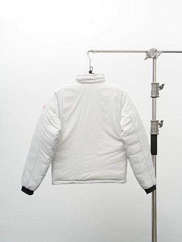 Canada Goose Lodge Stand Collar Down Jacket – White