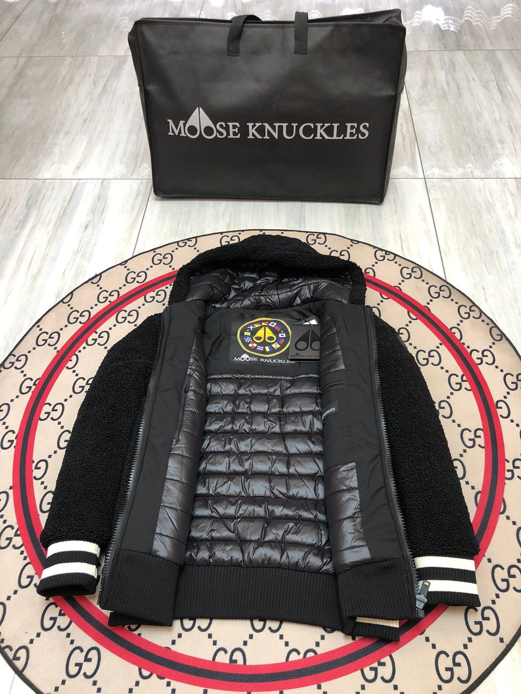 Moose Knuckles Shearling Fleece Jacket — Unisex | Avant-Garde Outerwear