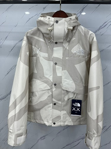 The North Face x KAWS Mountain Jacket – Cream/Sand Print