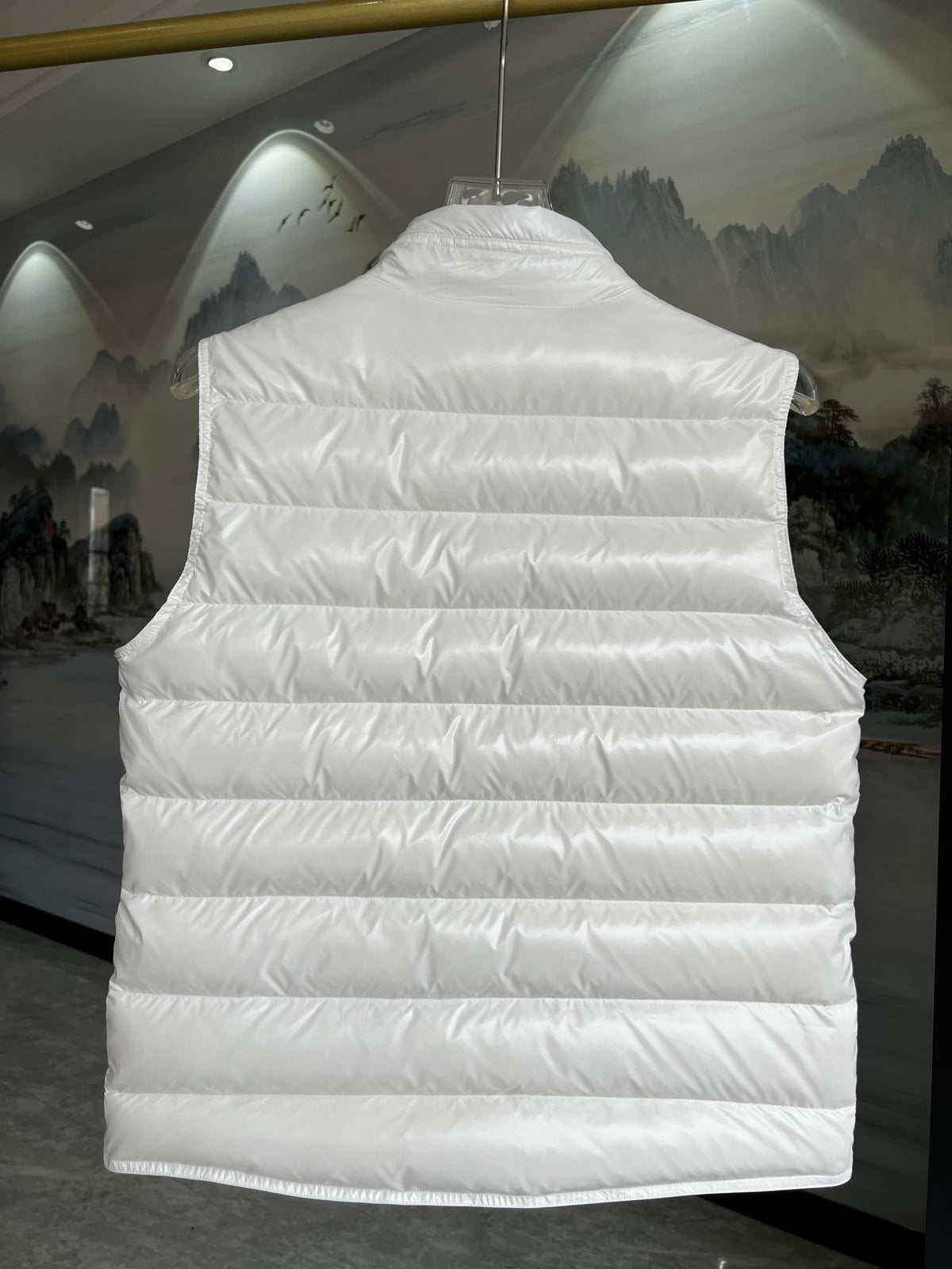 Moncler Women's White Down Vest
