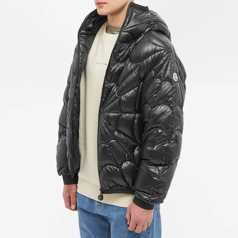 Moncler Violier Hooded Down Jacket – Black