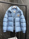 Moncler Oversized Badge Down Jacket – Sky Blue (Unisex)