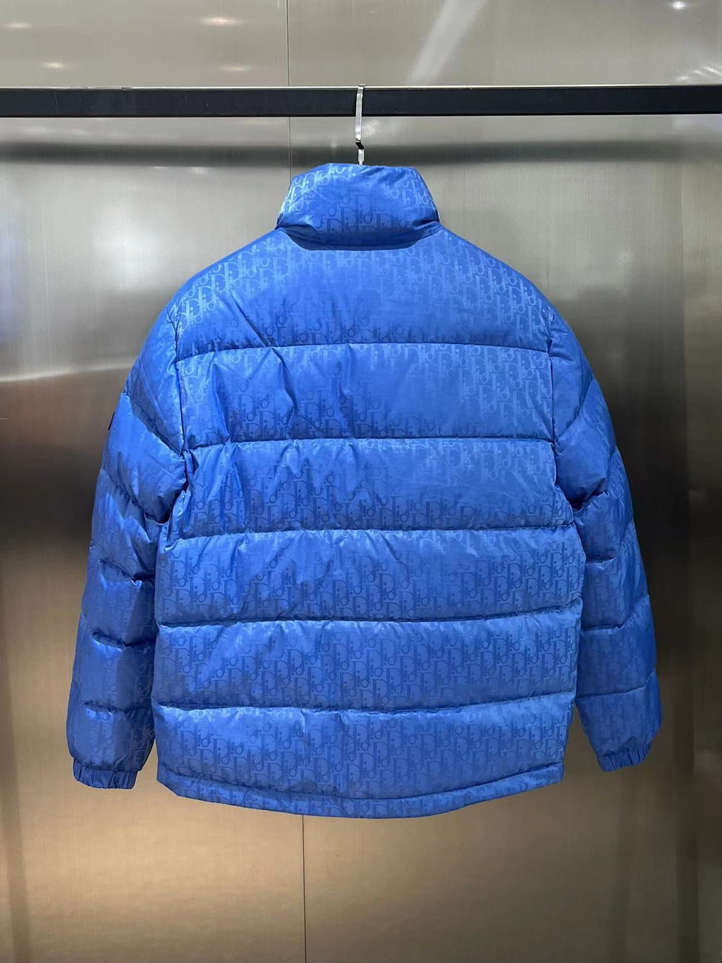 Dior Oblique Monogram Puffer Jacket – Royal Blue (Unisex)