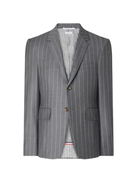 Thom Browne flannel chalk stripe sportcoat