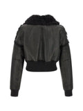 Rick Owens Tower flight JCK cropped in curly shearling