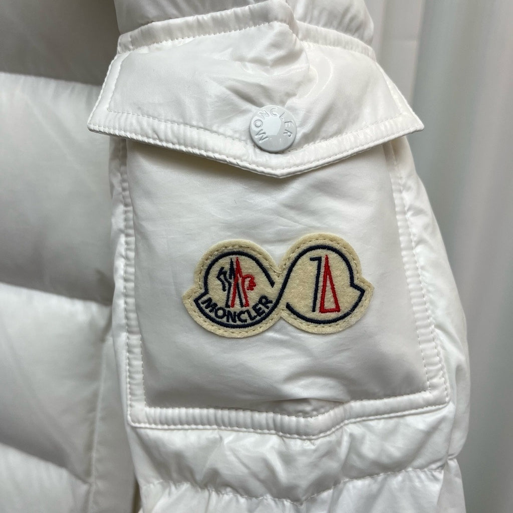 Moncler 70th Anniversary Hooded Down Jacket – White (Unisex)