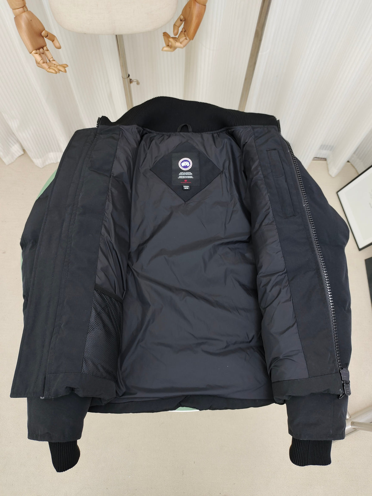 Canada Goose Puffer Bomber Jacket – Graphite (Unisex)