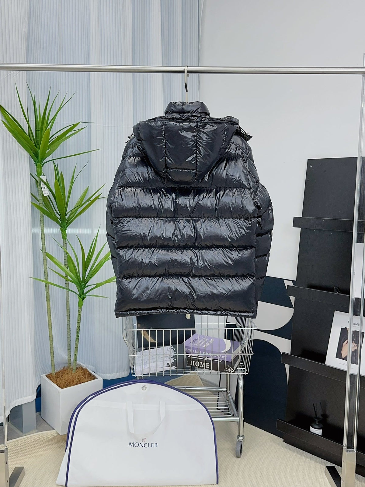 Moncler Maya Hooded Down Jacket – Black (Unisex)