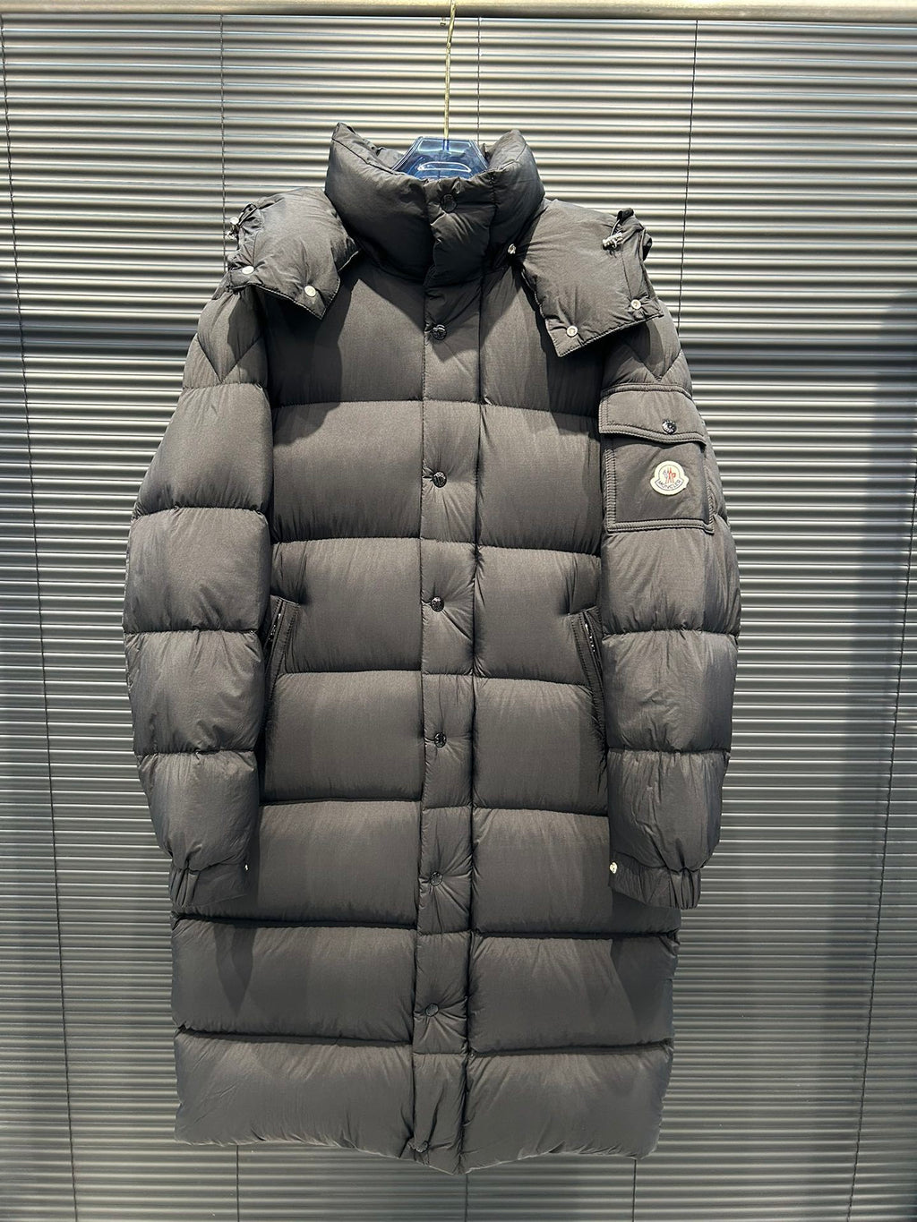 Moncler Long Matte Down Coat – Maya