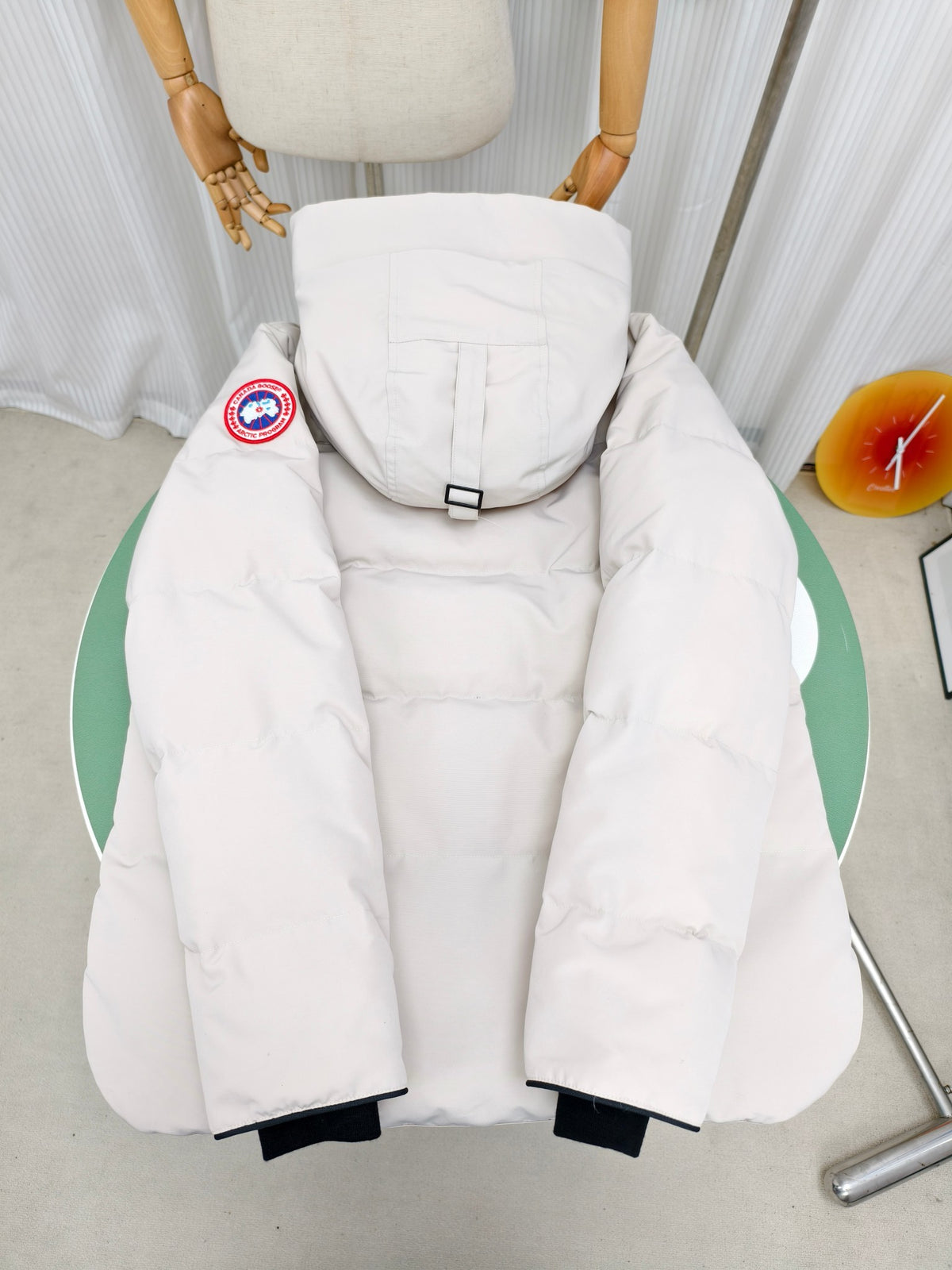 Canada Goose Wyndham Black Label Down Jacket with Fur Hood