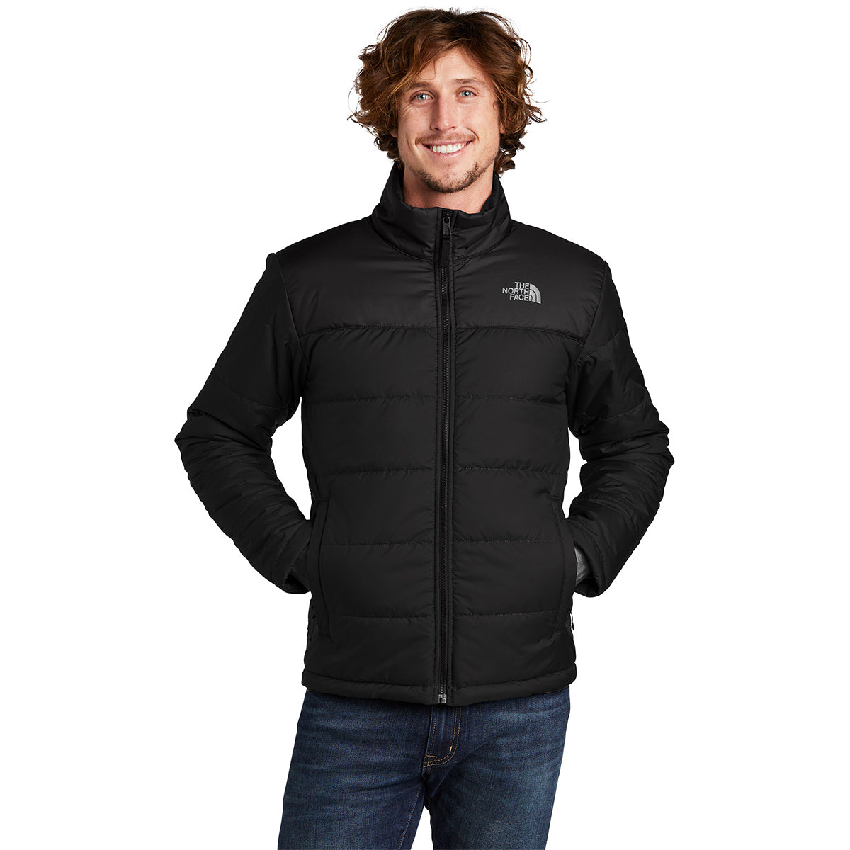 The North Face Men's Chest Logo Everyday Insulated Jacket – TNF Black