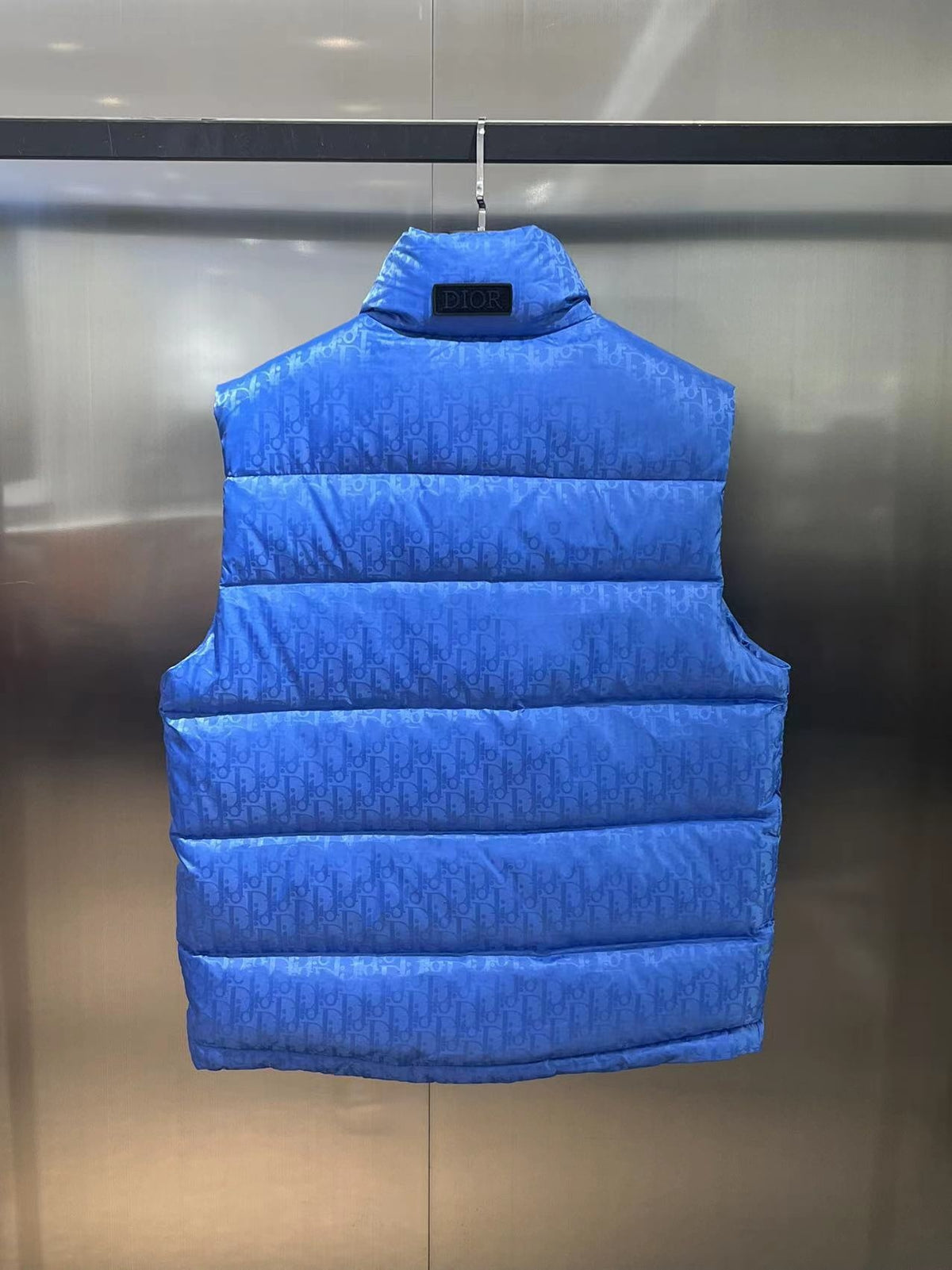 Dior Oblique Monogram Down Vest – Royal Blue (Unisex)