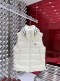 Moncler Logo Hooded Down Vest