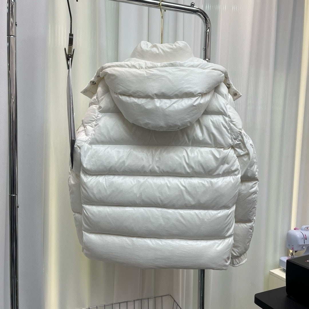 Moncler 70th Anniversary Hooded Down Jacket – White (Unisex)