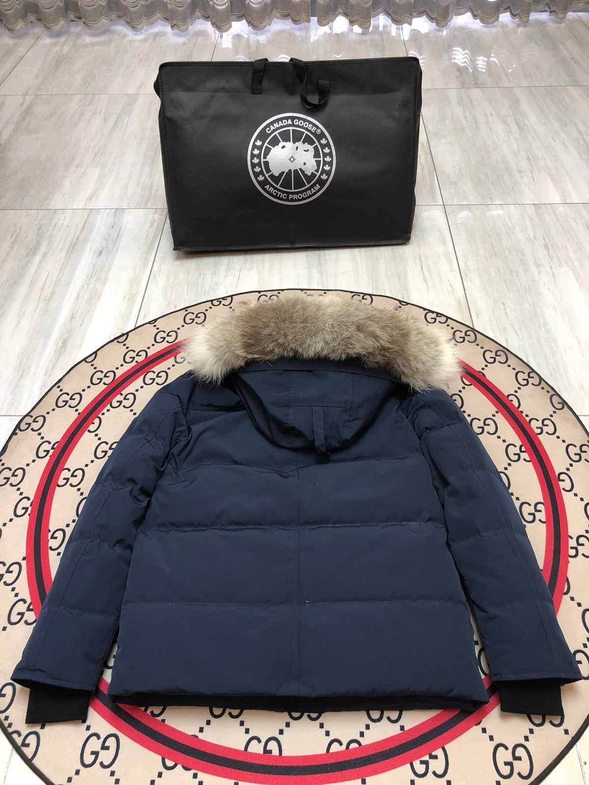 Canada Goose Down Parka – Navy (Unisex)