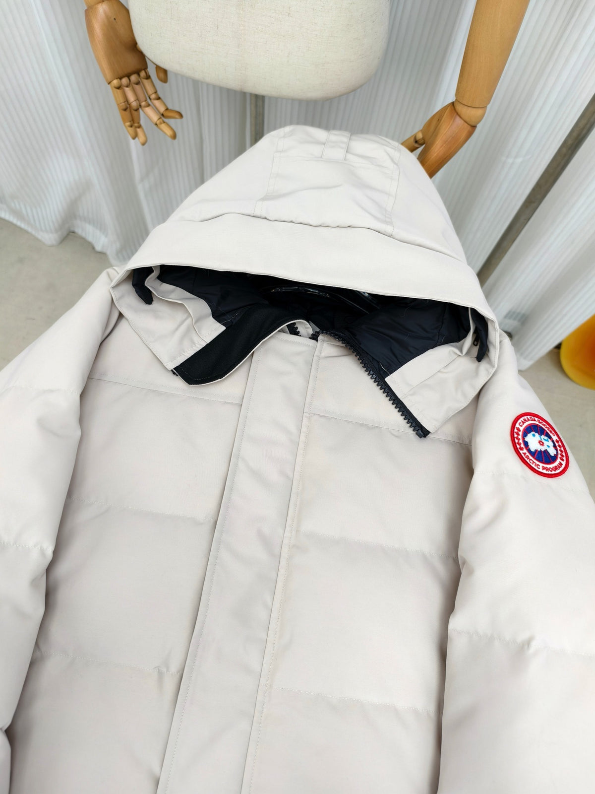 Canada Goose Wyndham Black Label Down Jacket with Fur Hood