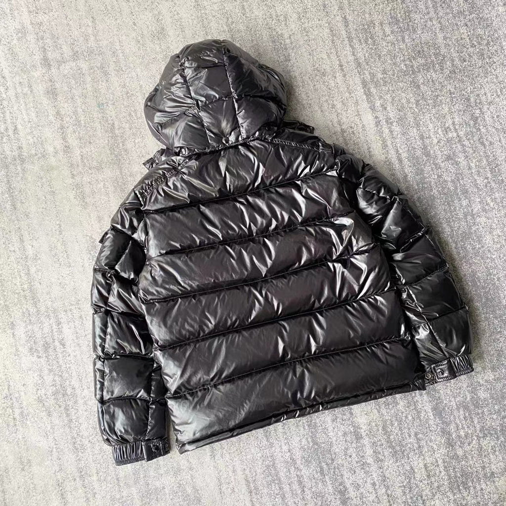 Moncler Maya Hooded Down Jacket – Black