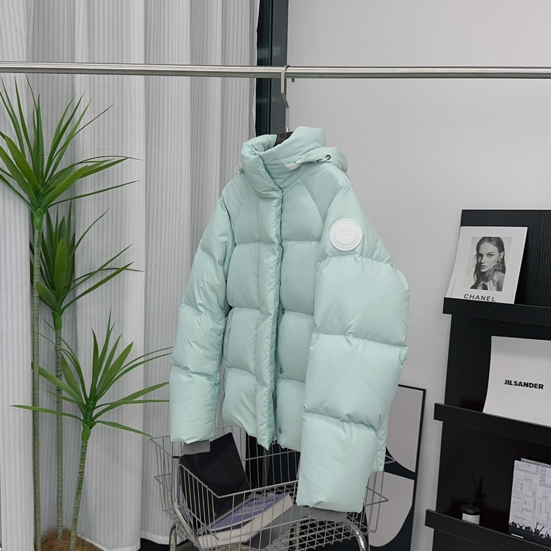 Canada Goose Hooded Puffer Jacket – Mint Green (Unisex)