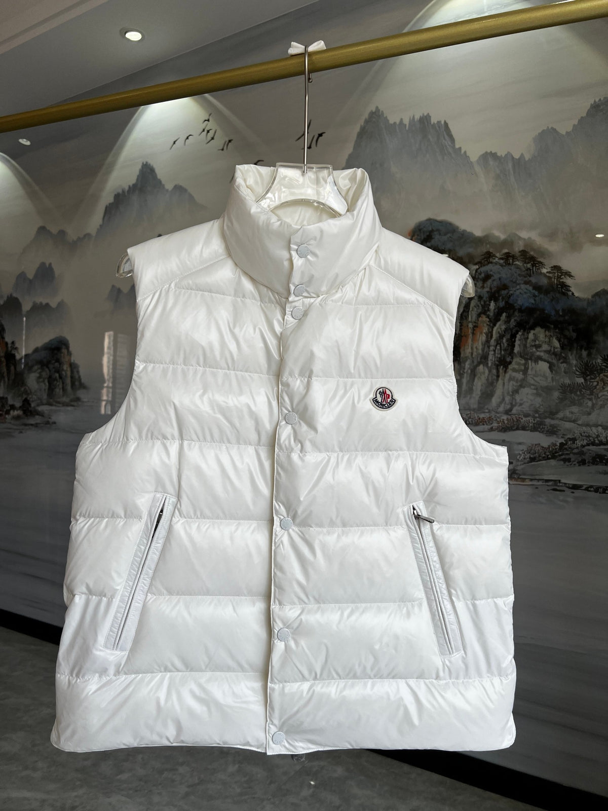 Moncler Down Vest – White (Unisex)