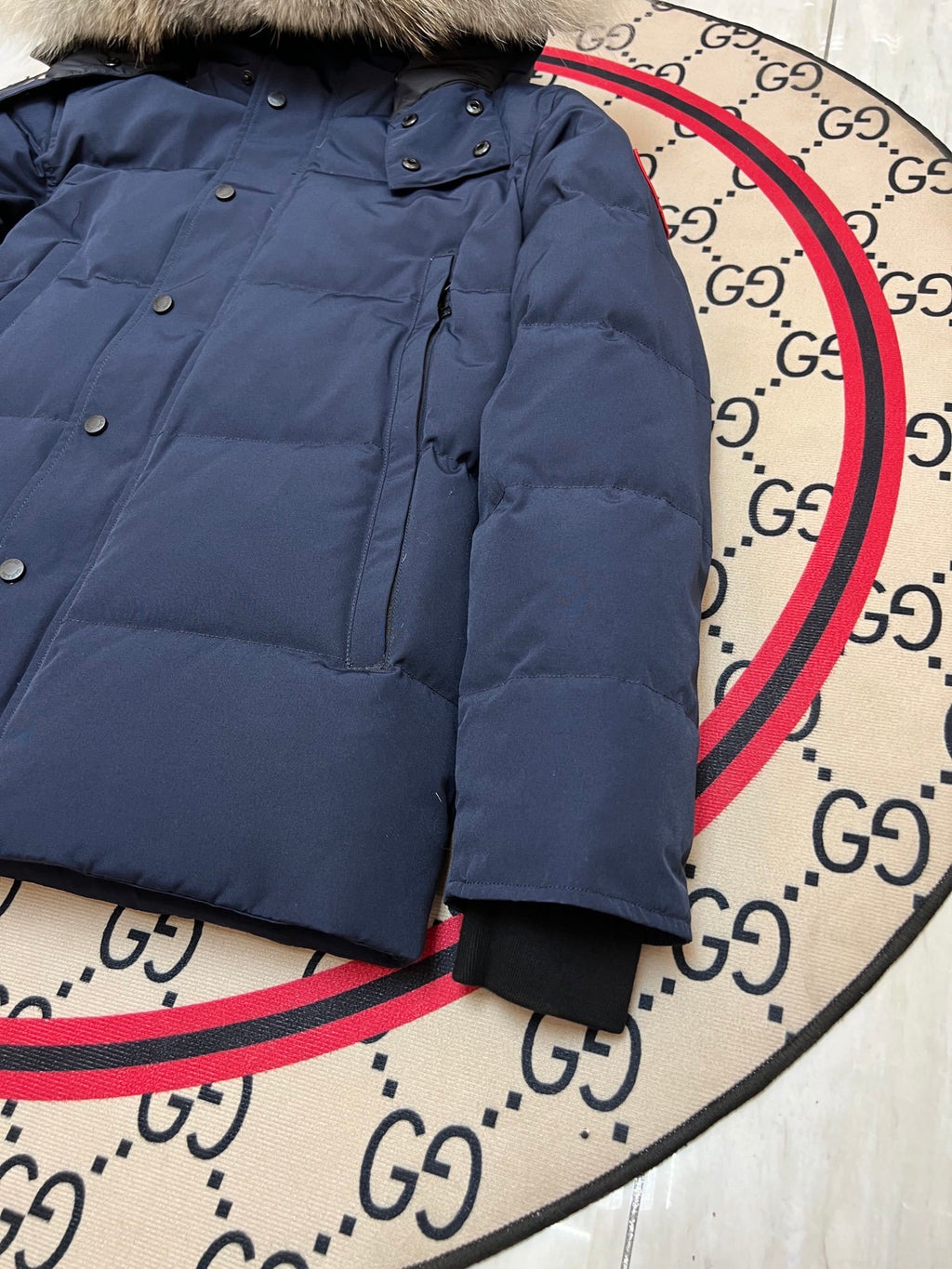 Canada Goose Down Parka – Navy (Unisex)