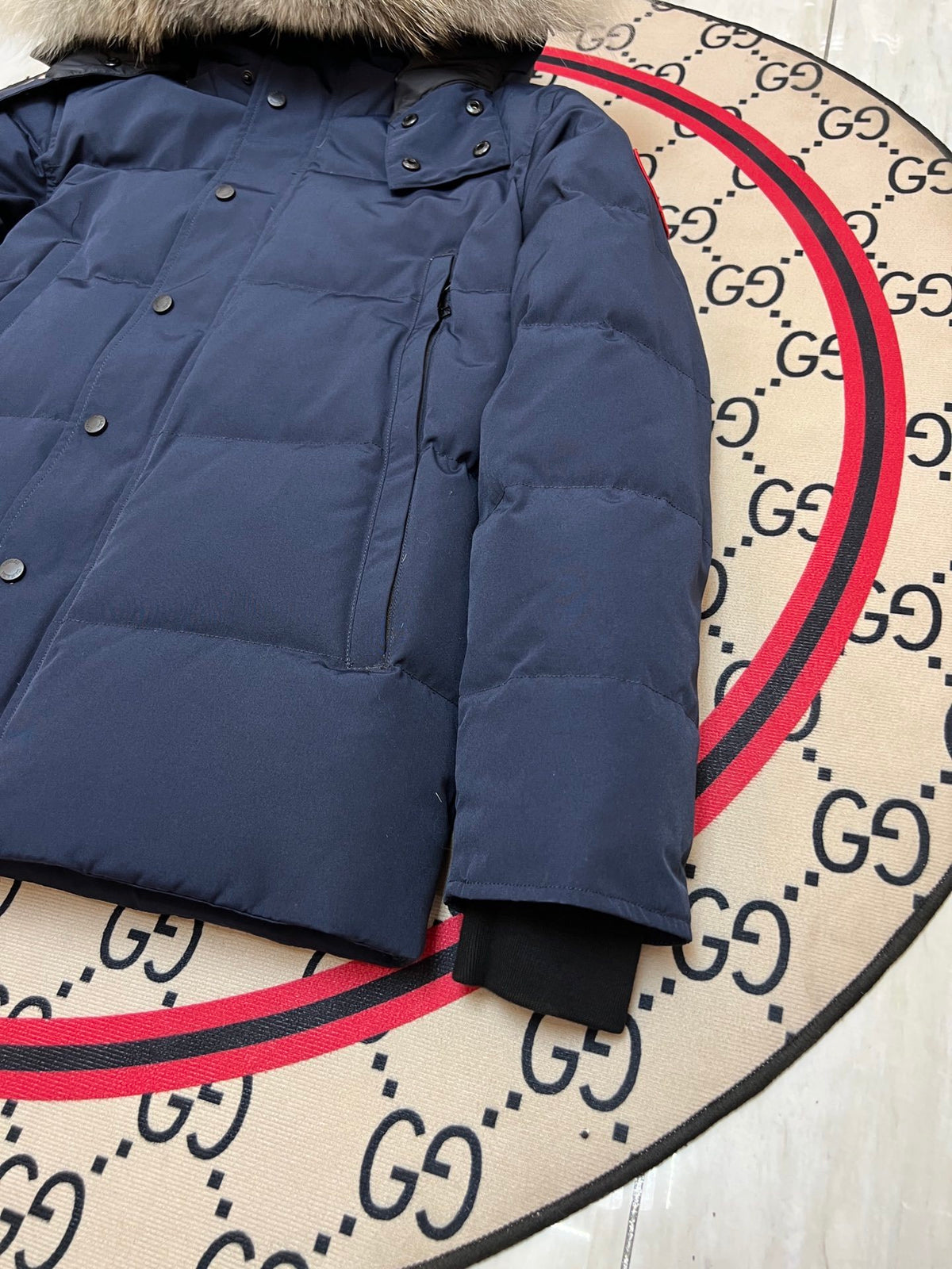 Canada Goose Down Parka – Navy (Unisex)