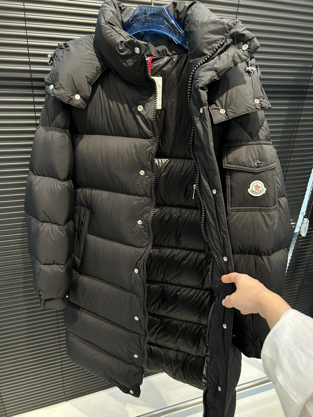 Moncler Long Matte Down Coat – Maya