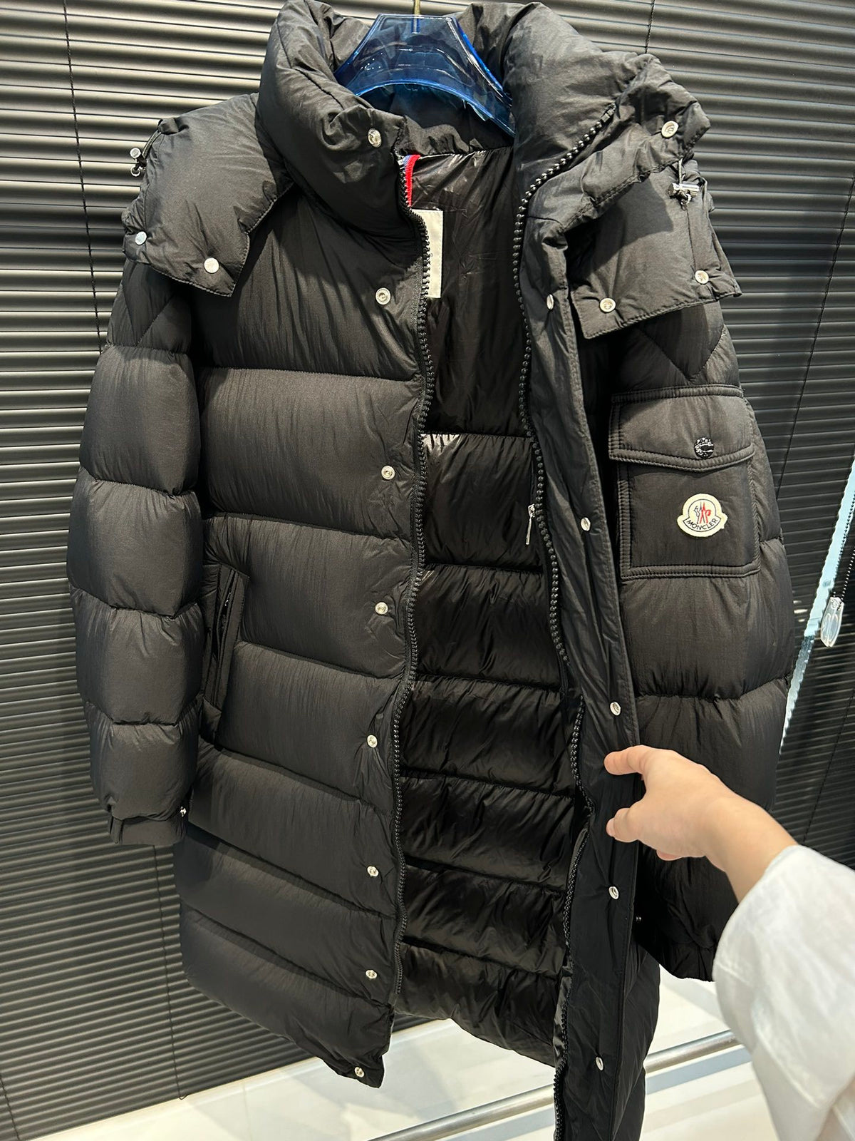 Moncler Long Matte Down Coat – Maya