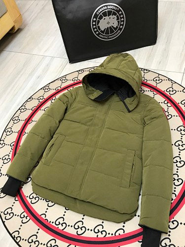 Canada Goose Hooded Down Jacket – Olive (Unisex)