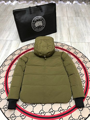 Canada Goose Hooded Down Jacket – Olive (Unisex)
