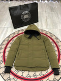 Canada Goose Hooded Down Jacket – Olive (Unisex)