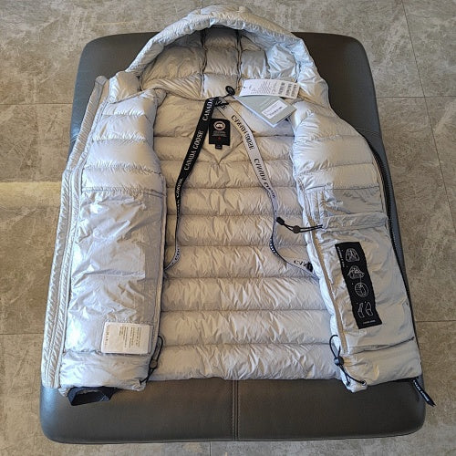 Canada Goose Lightweight Hooded Down Jacket – Silver (Unisex)