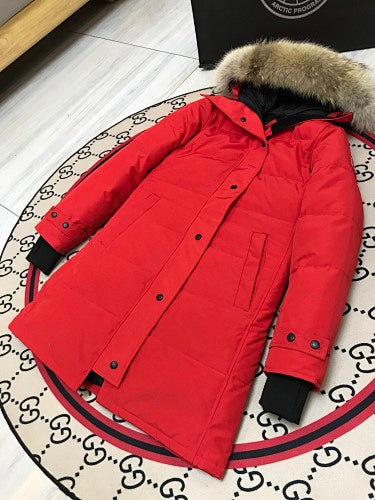 Canada Goose Women's Long Parka – Red