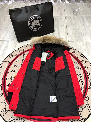 Canada Goose Women's Long Parka – Red