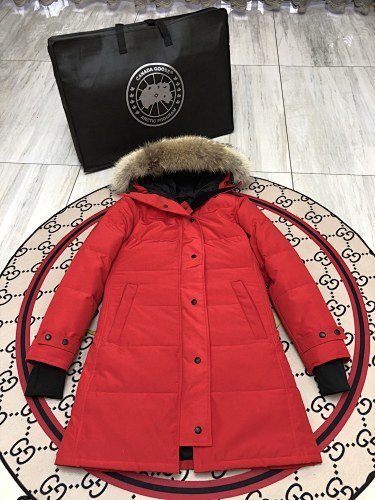 Canada Goose Women's Long Parka – Red