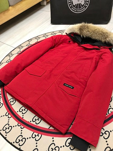 Canada Goose Down Jacket – Red (Unisex)
