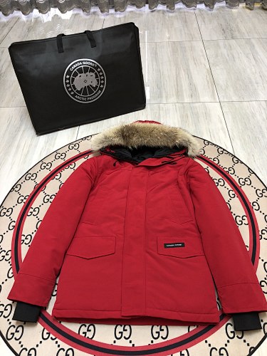 Canada Goose Down Jacket – Red (Unisex)