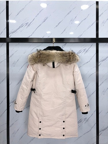 Canada Goose Long Down Parka – Cream