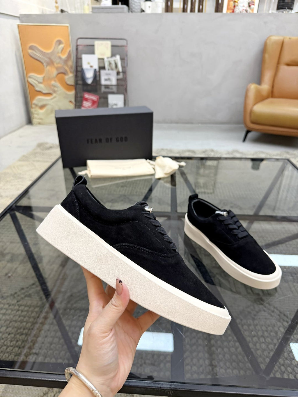 Fear of God Thick-Sole Low-Top Sneakers
